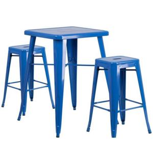Quality YLX-1110 Steel Square Table with Square Chairs for Restaurant wholesale