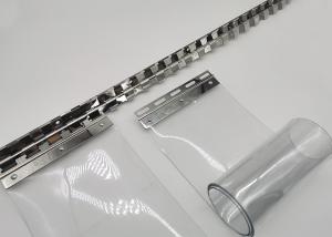 Quality Stainless 201 Steel Stamping Parts Pvc Strip Curtain Mounting Hanger wholesale