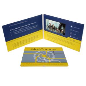 Quality CMYK Printing LCD Promotional Video Card Electronic Printed Video Cards wholesale