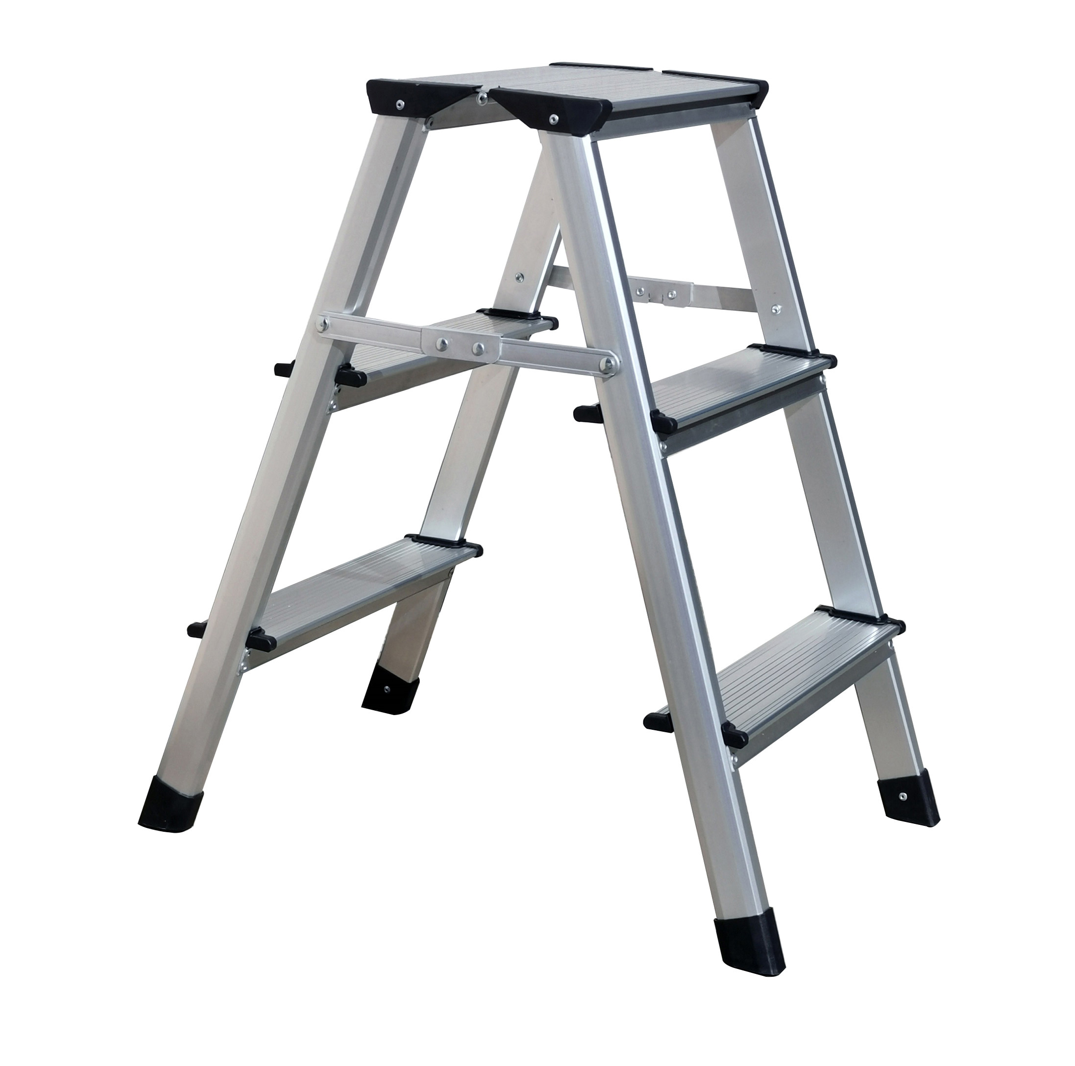 Professional Aluminum Step Stool GS 2x3 Steps Aluminium Foot Stool