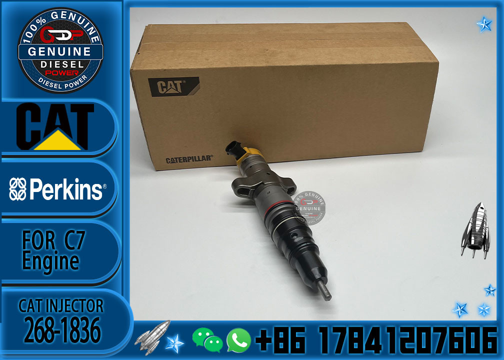 High Quality Excavator Common Rail Diesel Engine Parts Cat C7 Fuel Injector 268-1836 10R-9002