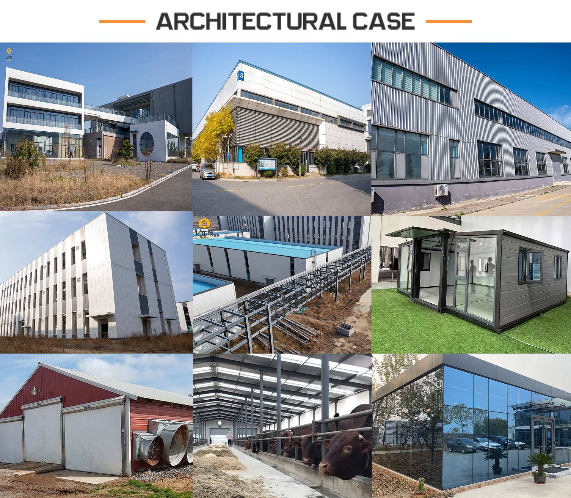 Wide Span Steel Frame Building Construction Prefab Metal Storage Buildings