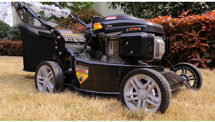 18" 21'' 196cc Gasoline Lawn Mower 3.5KW Hand Push Grass Cutting Machine