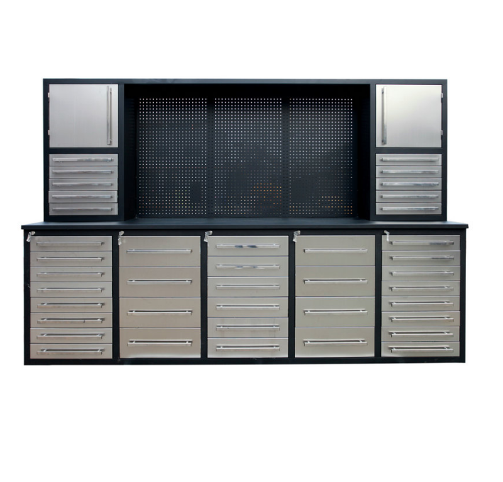 72" Rolling Tool Cabinet Heavy Duty Lockable Storage for Garage and Garden Equipment