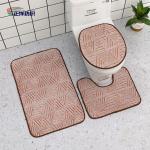 Microfiber Entrance Rugs Indoor Fluffy Fabric PU Backing Floor Mat Foot Mat