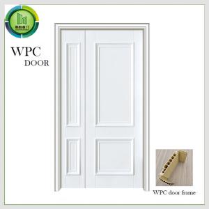 Quality WPC Unequal Double Door , Interior Double Doors For Apartment wholesale