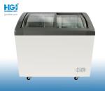 Factory Sale Glass Door Chest Freezer Double Door frigidaire commercial freezer