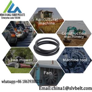 Quality Industrial 3V Type Rubber Belt Adjustable Classical Wrapped Top Width 9.5mm wholesale