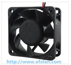 Quality 60*60*25mm 12V/24V DC Black Plastic Brushless Cooling Fan DC6025 wholesale