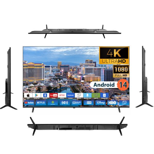 Smart Tv 50 Inches Tv Flat Screen On Sale Android TV Frameless Ultra-thin