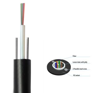 Quality GYXY Non Armored Unitube FTTH Drop Fiber Optic Cable 1-24 Core wholesale