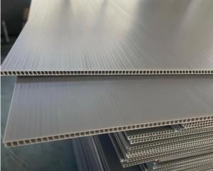Quality 4 Feet Width PP Hollow Sheet Corrugated Plastic Panel for Advertising Water Resistant wholesale