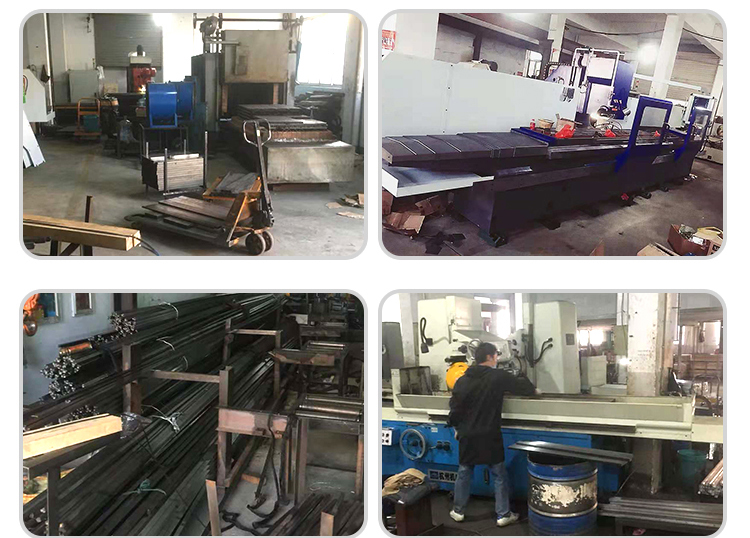 High precision C45 steel material helical gear rack in sliver and black color scheme