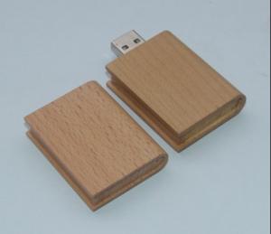 Quality engaving printing wooden usb stick, custom logo wooden usb memory stick, 16gb wooden book usb wholesale