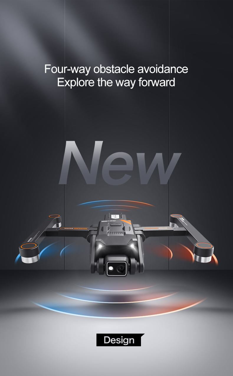 High Hold RC Quadcopter with 4K HD Camera and FPV Foldable Design 100m Remote Control Distance 3.7V 1800mAh Battery