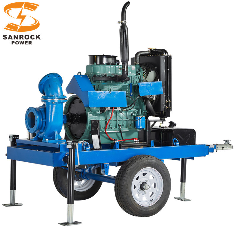 90kw 120kw Diesel Powered Water Pumps Urban Self Priming Sewage Pump Long Working Life