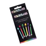 12 Count Colored Flames Birthday Cake Candles No Scent Perfect for Happy
