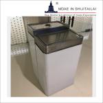 Soft Close 27L T0.8mm Stainless Steel Trash Can