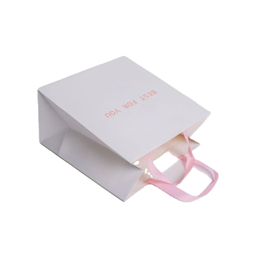 CMYK Partone Shopping Gift Bag for Custom Design 250 Gsm Art Paper Clothes Packaging