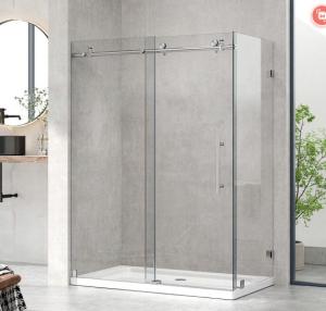 Quality 52 X 36 X 79 Inch 10mm Custom Glass Shower Enclosures 900 Quadrant Shower Enclosure wholesale