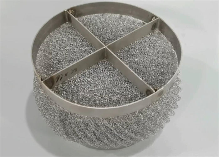 Customized SS304l Distillation Column Mesh Pad Demister Diameter 2480mm