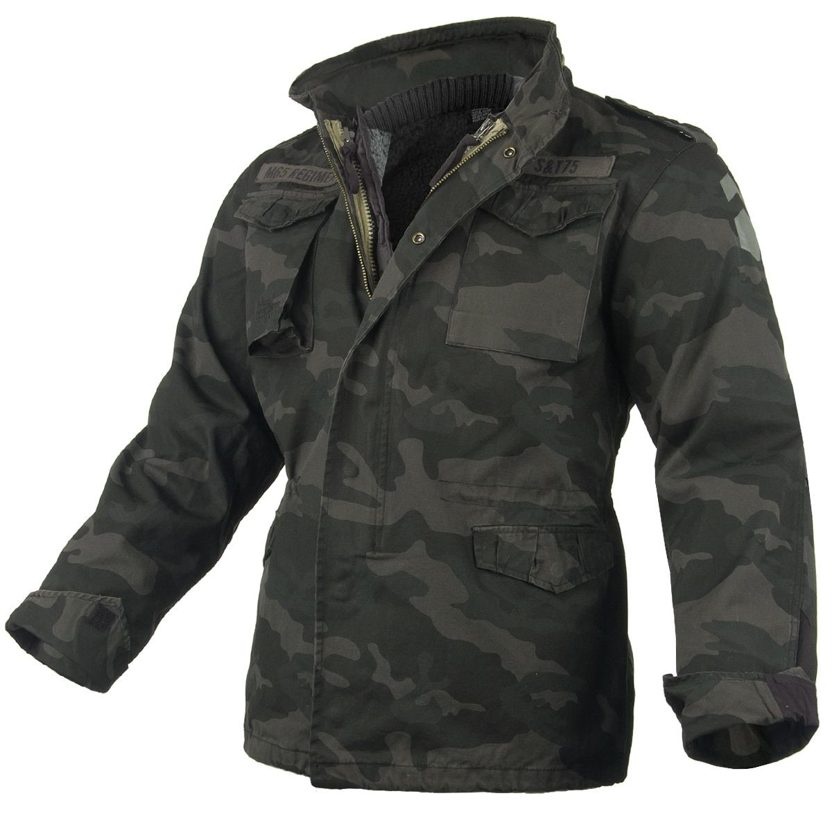 Cold Weather Polyester US Army M65 Field Jacket Outdoor Tactical M-1965 Rip Stop