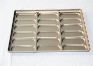 Quality 18 Cavity PTFE 654x535x38mm Hot Dog Bun Baking Pan wholesale