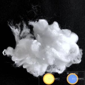 Quality PE / PP Bicomponent ES Ethylene Propylene Side By Side Fiber 3.5D×32mm wholesale