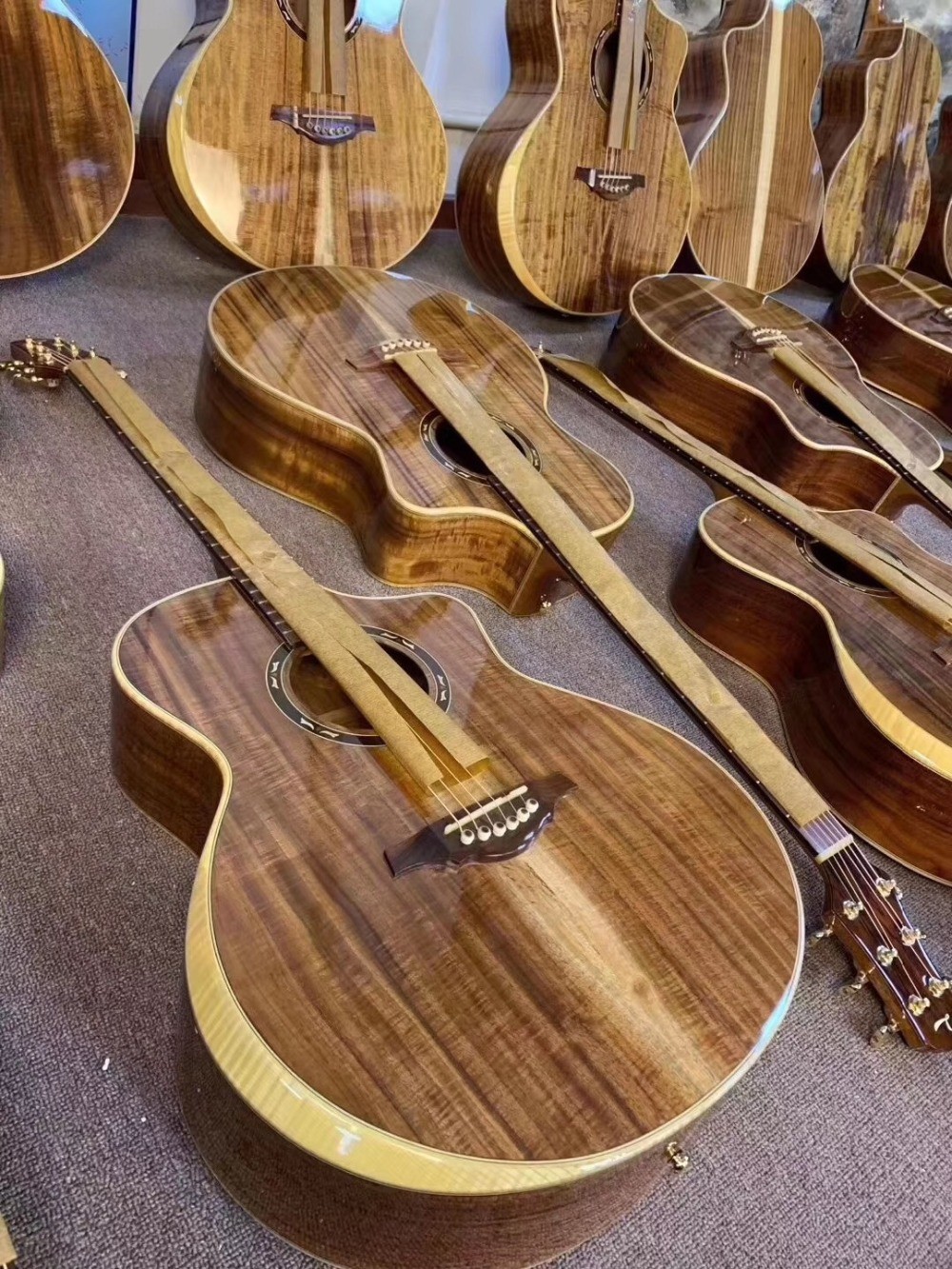 41 inch All solid koa wood Acoustic Guitar,New arrival Solid KOA Guitar,hand made koa