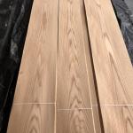 Heatproof Raw Natural Wood Veneer Recycled Moistureproof Width 13-15cm