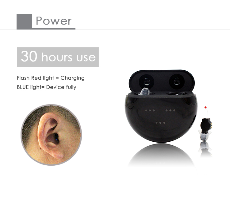 Micro Invisible Hearing Aids For Seniors Rechargeable CIC Digital