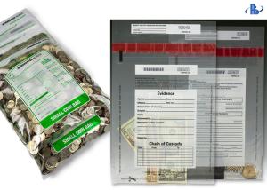 Quality Opaque Transparent Bank Deposit LDPE Secure Tamper Evident Bag wholesale