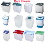 Full Automatic Single Tub Washing Machine Home Washer with LED Light
