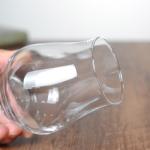Transparent 400ml 14oz Belgian Stemless Beer Glass