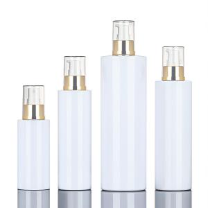 Quality Hot Stamping Lotion Spray Pump Bottle Golden Cosmetic Bottle wholesale