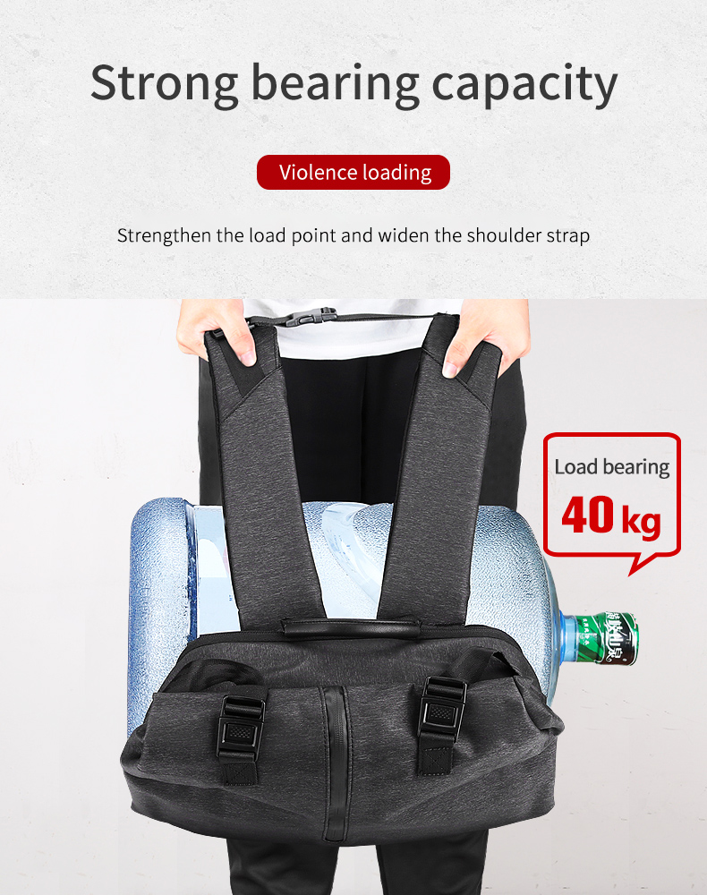 Factory hot sale OEM custom logo men school waterproof business bag travel USB Laptop Backpack