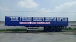 Column Type Heavy Duty Semi Trailer Side Wall Semi Trailer 30T - 60T Load 12R22
