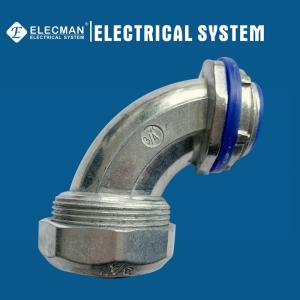Quality Insulated Liquid Tight Connector 90 Degree Type Zinc 3/4&quot; UL Listed wholesale