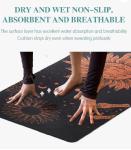 Wholesale Custom Yoga Mats Ecological Non-slip Fitness Gym Handle Bag Cork Carry
