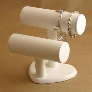 Quality Jewelry 2 Bangle or Watch or Bracelet Display Stand on T bar wholesale