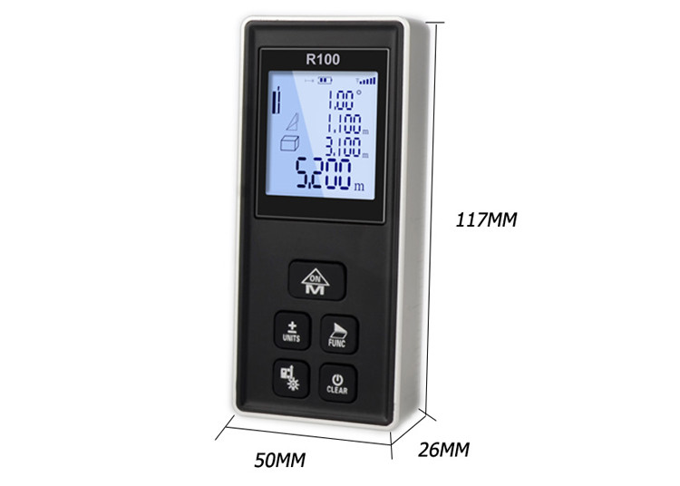150m Portable Laser Distance Meter Long Laser Measuring Tool For Pythagorean