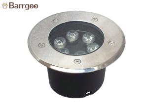 Quality 6pcs 1w 6w Led Underground Lamp Stainless Steel Face Ip67 With Round Shape wholesale
