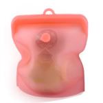 Airtight Silicone Food Pouches 1500ml Reusable Silicone Bags For Sandwich Snack