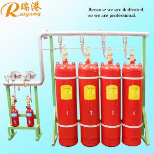 Quality HFC-227ea Inert Gas Fire Suppression System 10s Discharge Time 120L Cylinder Volume wholesale