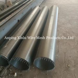 Quality 1-20inch Diameter Johnson V Wire Screen Pipe with V Profile Wire 2.5x4mm wholesale