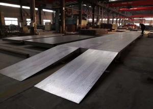 Quality Customized Width Weighbridge Truck Scale , Lorry Weight Machine Zinc Coated Galvanized wholesale