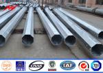 20M 20KN Afrian Anchor Bolt Type Steel Transmission Pole With 2.5mm - 30mm Bare