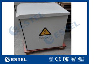 Quality Cooling Fans Pole Mount Enclosure Telecom Outdoor Cabinet Assembled / Welded Stucture wholesale