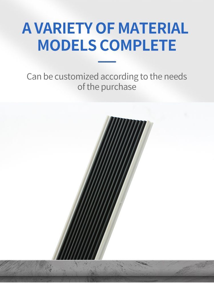 Black PVC Stair Nosing Extrusion Profile