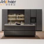 Small Design Melamine Finish Kitchen Cabinet Modern and Affordable for European
